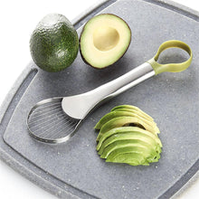 Load image into Gallery viewer, Stainless Avocado Knife Kernel Separator/Slicer
