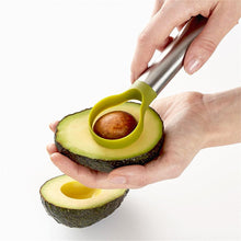 Load image into Gallery viewer, Stainless Avocado Knife Kernel Separator/Slicer
